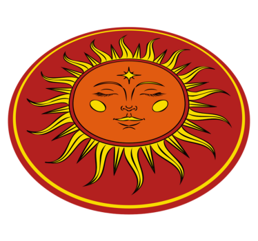 Napsütéses arc vinil szőnyeg természet - TenStickers