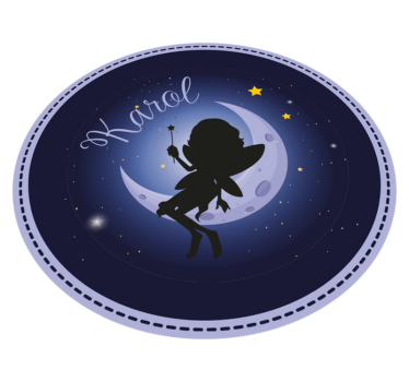 Tündérholdfény névvel vinil szőnyeg mások - TenStickers