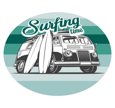 Klasszikus vintage van nappali szőnyeg - TenStickers