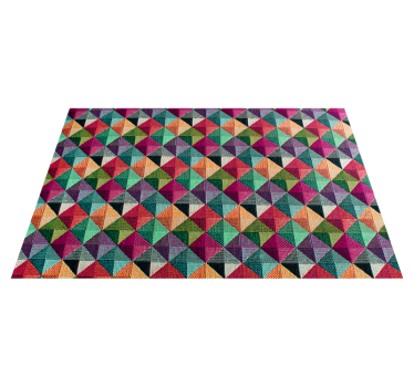 Geometriai tarka textil mintás hálószoba szőnyeg - TenStickers