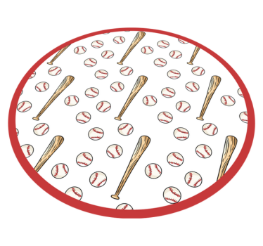 Baseball szezon móka vinil szőnyeg Játékok - TenStickers