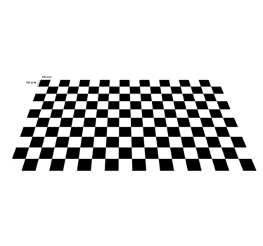 Sakktábla geometriai szőnyegek - TenStickers