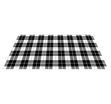 Kontrasztos kockás minta vinil szőnyeg geometriai - TenStickers