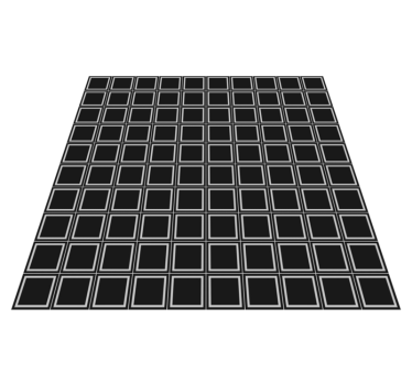 Geometrikus négyzet elrendezés vinil szőnyeg csempe hatás - TenStickers