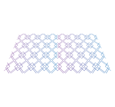 Gyémántok és vonalak vinil szőnyeg geometriai - TenStickers
