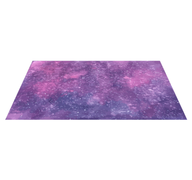 Csillagos galaxis kilátás vinil szőnyeg csillagok - TenStickers