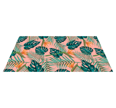 Tropical leaf display vinil szőnyeg természet - TenStickers