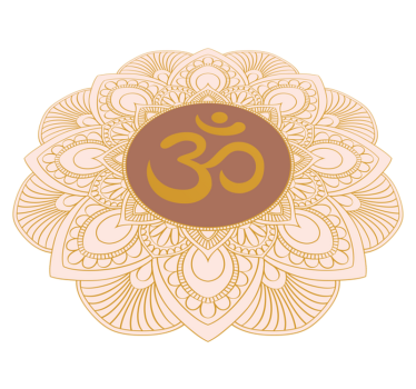 Om meditációs szimbólum mandala design mat - TenStickers