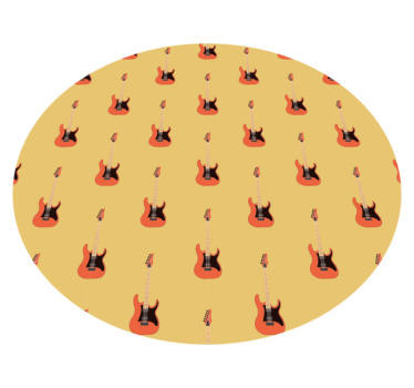 Gitárminta vinil szőnyeg mások - TenStickers