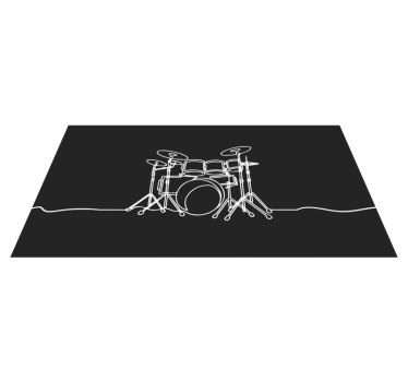 Line art dob elegáns design kortárs szőnyegek - TenStickers