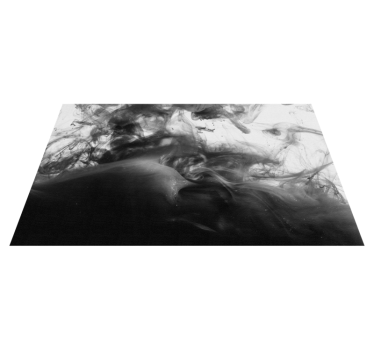 Monokróm absztrakt örvények Márvány vinil szőnyeg - TenStickers
