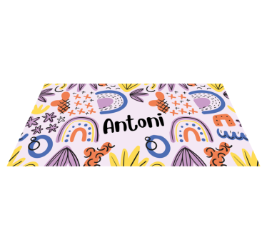 északi geometrikus névvel vinil szőnyeg mások - TenStickers