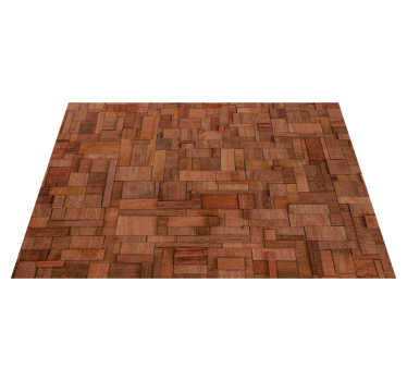 Fa tégla utánzat fa hatású vinil padló - TenStickers