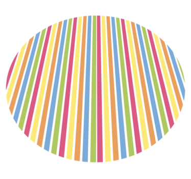 Élénk csíkos stílus vinil szőnyeg - TenStickers