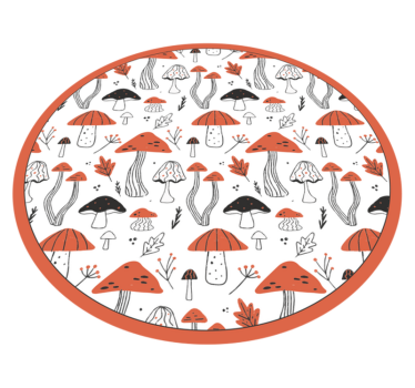 Vinil szőnyeg gomba fantázia világ - TenStickers