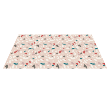 Terrazzo hatású minta nappali szőnyeg - TenStickers
