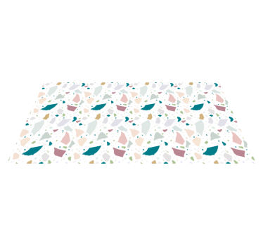 Mediterrán terrazzo mintás nappali szőnyeg - TenStickers