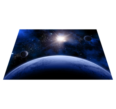 Kozmikus csillagos jelenet vinil szőnyeg mások - TenStickers