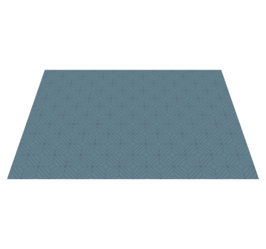 Modern vinil szőnyeg geometrikus levél elemmel - TenStickers
