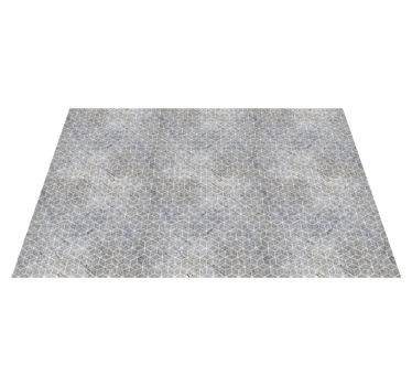Geometriai minta overlay vinil szőnyeg kőhatás - TenStickers