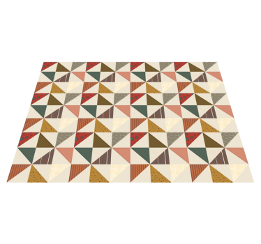 vinil szőnyeg geometriai eklektikus geometriai formák - TenStickers