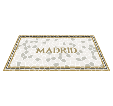 Madrid római mozaik testre szabott szőnyegek - TenStickers