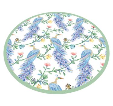 vinil szőnyeg állat tollas elegancia - TenStickers