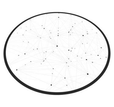 Absztrakt hálózati minta vinil szőnyeg modern - TenStickers