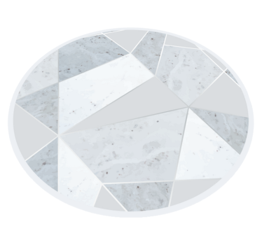 Márvány geometrikus vinil szőnyeg - TenStickers