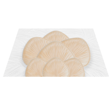 vinil szőnyeg struktúra textured Neutral Petal Shape - TenStickers