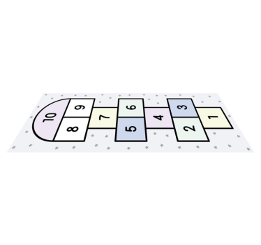 Komlójáték vinil szőnyeg Játékok - TenStickers
