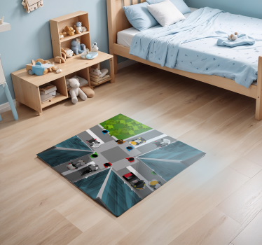 3d crossroad szőnyeg - TenStickers