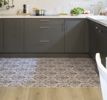 Díszes virágos vinilszőnyeg - TenStickers