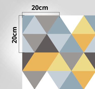 Pasztell színű skandináv vinyl szőnyeg - TenStickers
