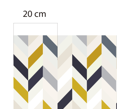 Színes geometriai jellemzők geometriai szőnyegek - TenStickers