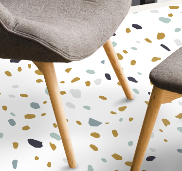 Nordic stílusú terrazzo textúra szőnyeg - TenStickers