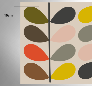 Orla kiely mintás kortárs szőnyegek - TenStickers