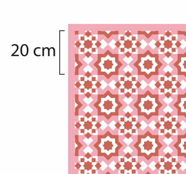 Mozaik csempe design vinil szőnyeg csempe hatás - TenStickers
