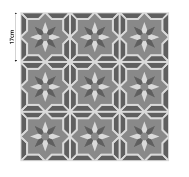 Geometriai vinil konyhai szőnyeg - TenStickers
