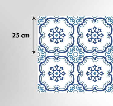 Portugál csempe mintás konyha - TenStickers