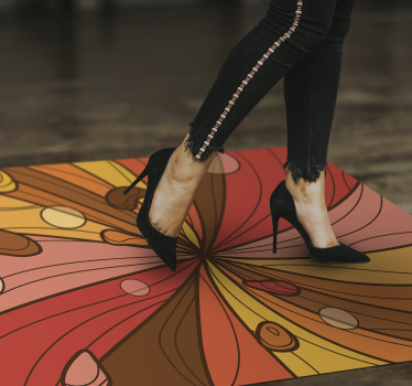 70-es évekbeli pop duett retro szőnyeg - TenStickers