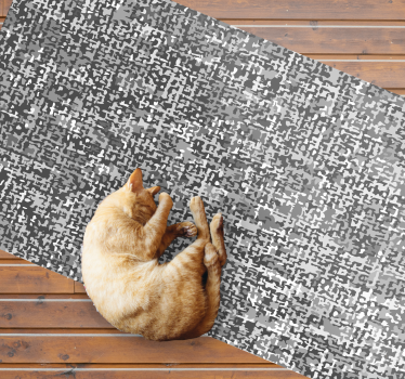 Absztrakt monokróm minta vinil szőnyeg struktúra - TenStickers