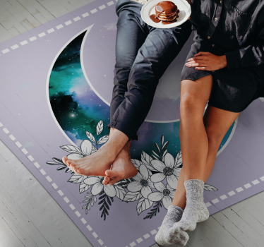 Akvarell galaxis hálószoba szőnyeg - TenStickers