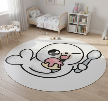 Anime bébi fókás vinil szőnyeg állat - TenStickers