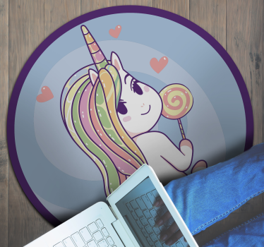 Anime egyszarvú állatszőnyeg - TenStickers