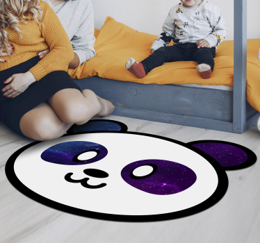 Anime galaxis panda állatszőnyeg - TenStickers