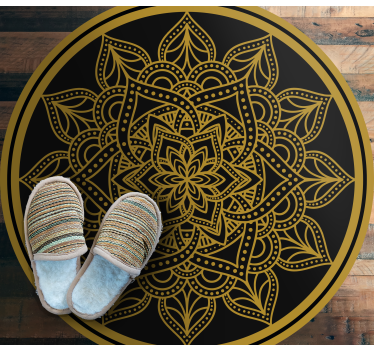 Arany nap formájú mandala szőnyeg - TenStickers
