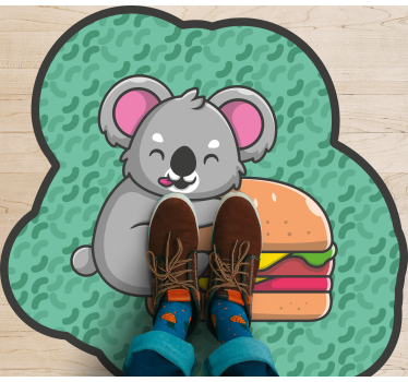 Aranyos koala falatkák vinil szőnyeg óvodák - TenStickers