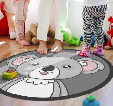 Aranyos koala illusztráció vinil szőnyeg gyerekek - TenStickers
