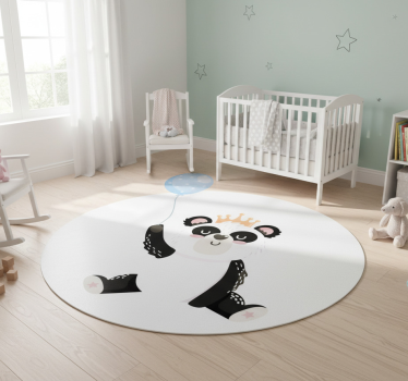 Aranyos panda lufi vinil szőnyeg állat - TenStickers